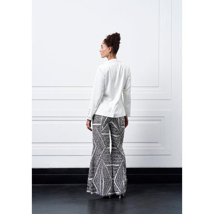 Kay Kay BY KKHUSHI SAHAII Off White Zeke Blazer and Pant
