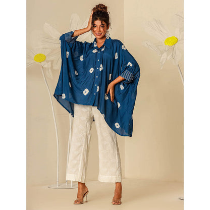 Keva Clothing Blue Kaftan Shirt