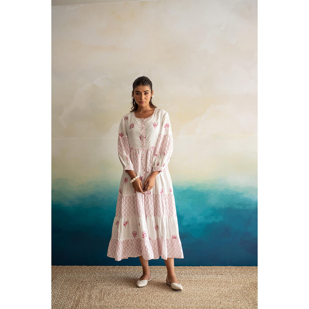 Keva Clothing Daisy - 3/4th Sleeves Tier Dress