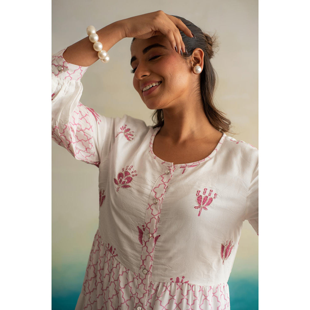 Keva Clothing Daisy - 3/4th Sleeves Tier Dress