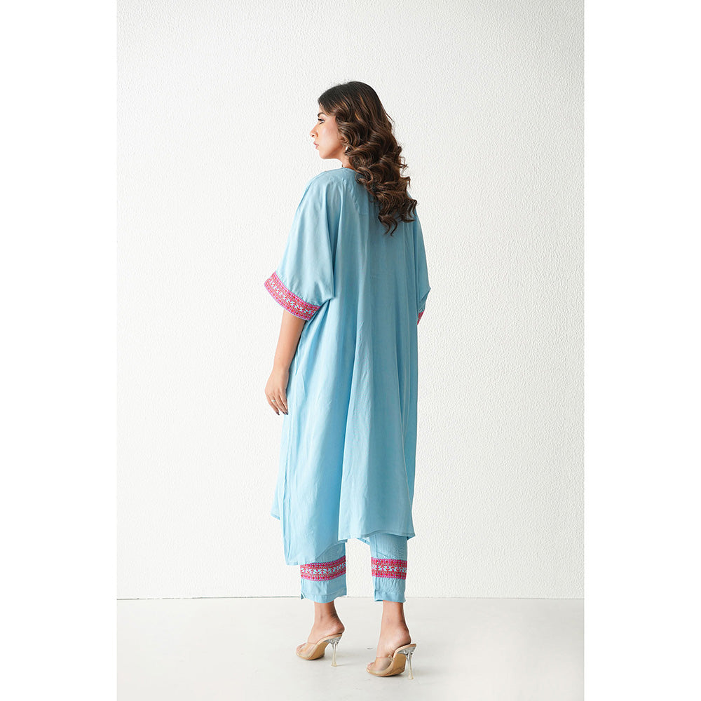 Keva Clothing Bramble Co-Ord - Baby Blue (Set of 2)