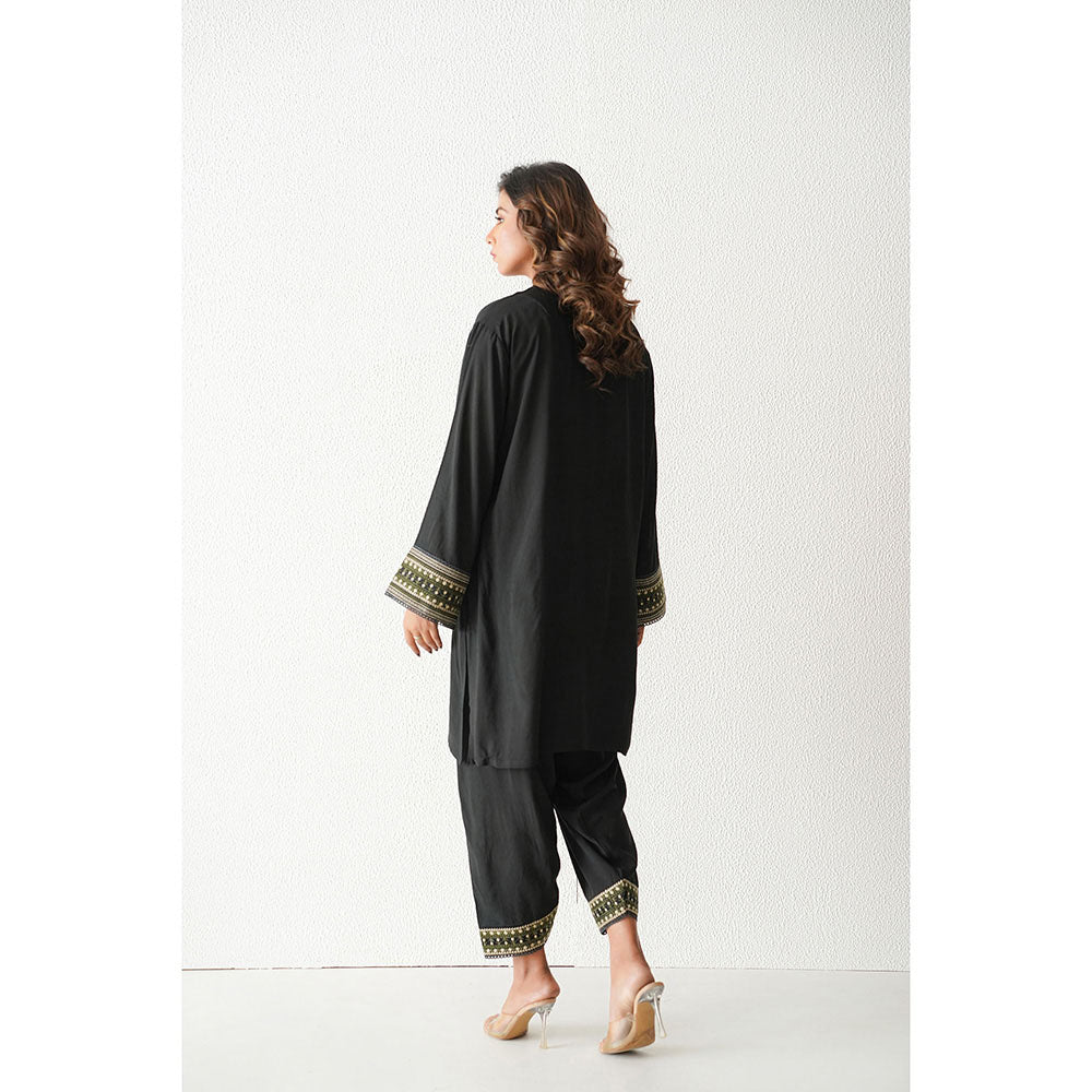 Keva Clothing Paloma Co-Ord - Black (Set of 2)