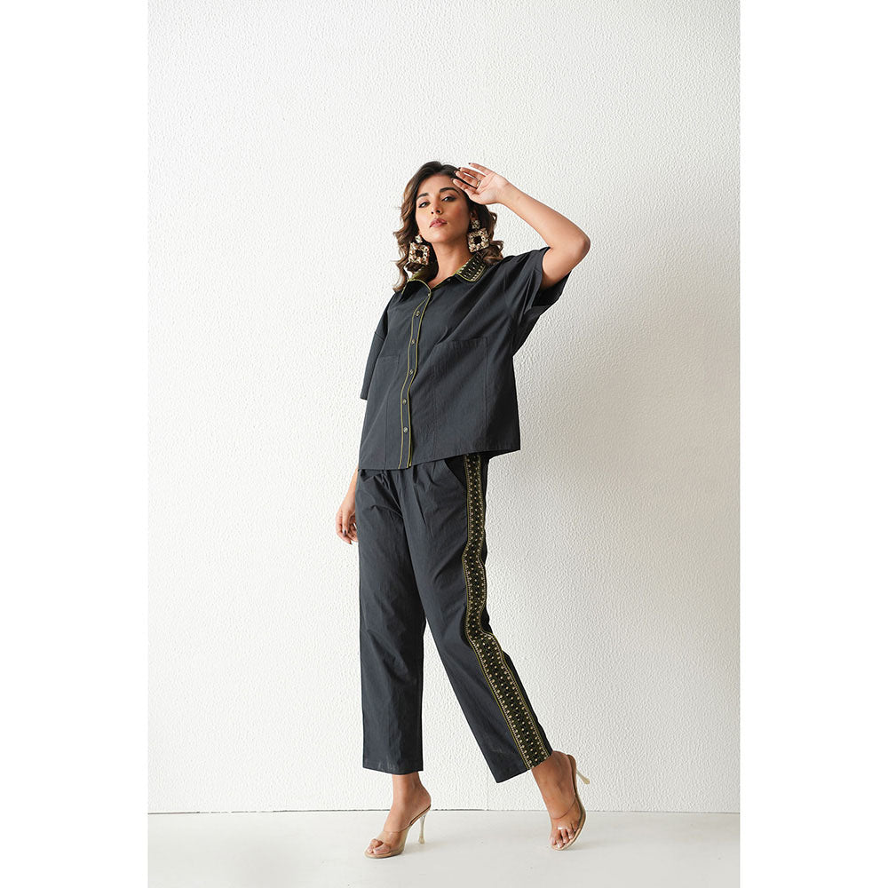 Keva Clothing Mimosa Co-Ord - Black (Set of 2)