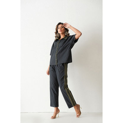 Keva Clothing Mimosa Co-Ord - Black (Set of 2)