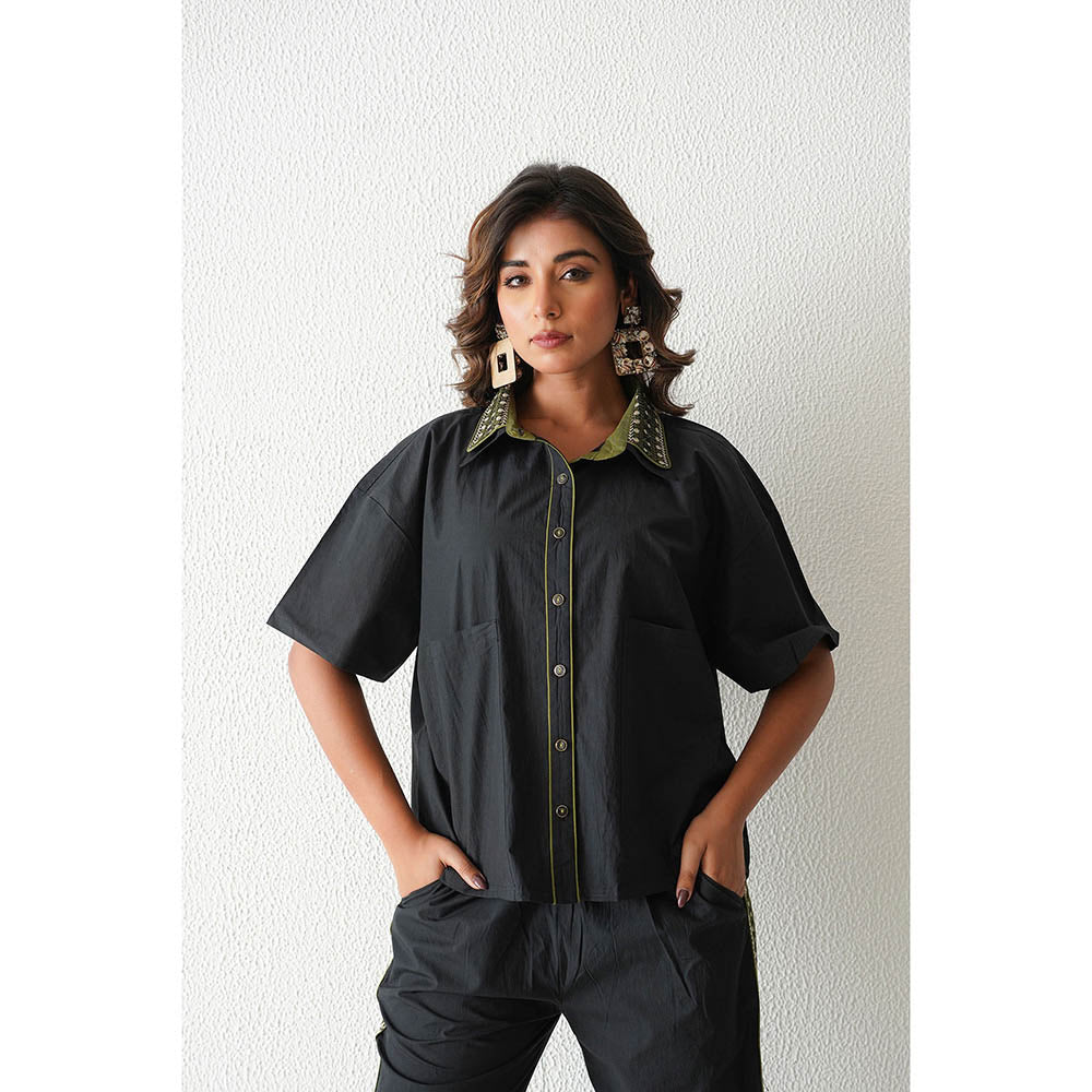 Keva Clothing Mimosa Co-Ord - Black (Set of 2)