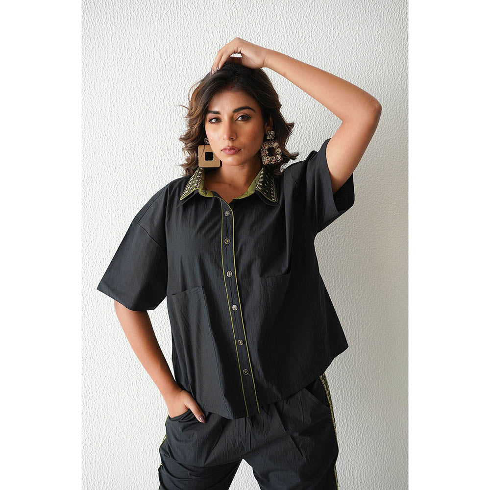 Keva Clothing Mimosa Co-Ord - Black (Set of 2)