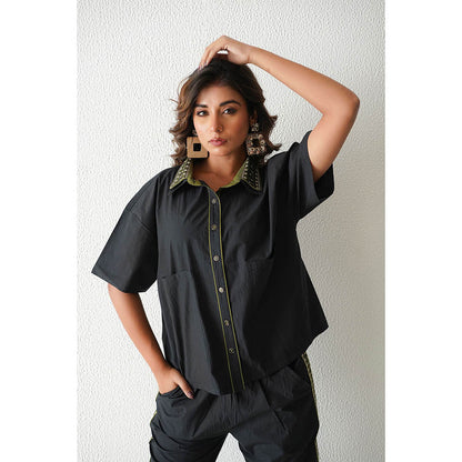 Keva Clothing Mimosa Co-Ord - Black (Set of 2)