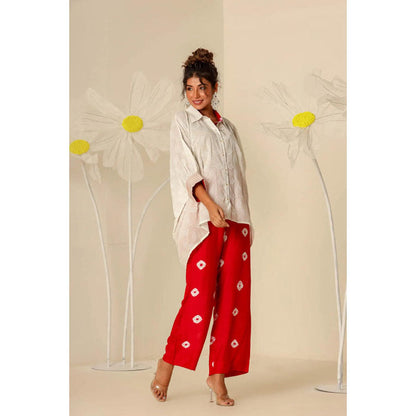 Keva Clothing Off White Kaftan Shirt