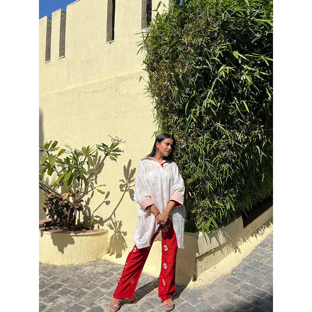 Keva Clothing Off White Kaftan Shirt