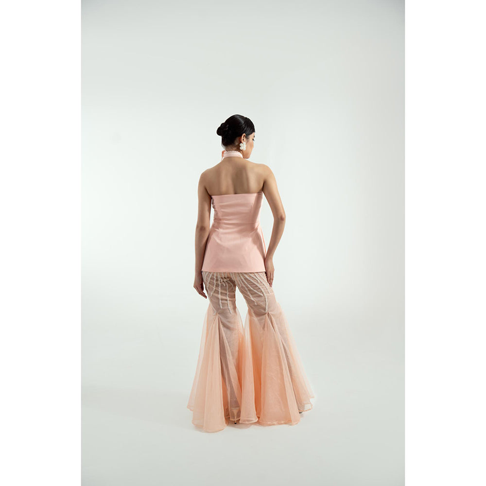 KHUMAAR SHUCHI BHUTANI The Sacred Slumber Peach Co-Ord Set