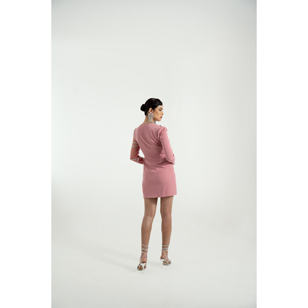 KHUMAAR SHUCHI BHUTANI Manifesting Stardust Pink Dress