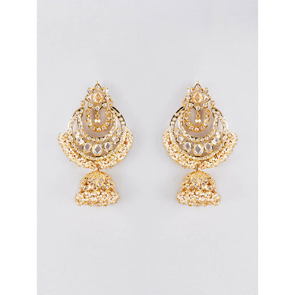 KIARA Gulzar Chandbali 22KT Gold Plated
