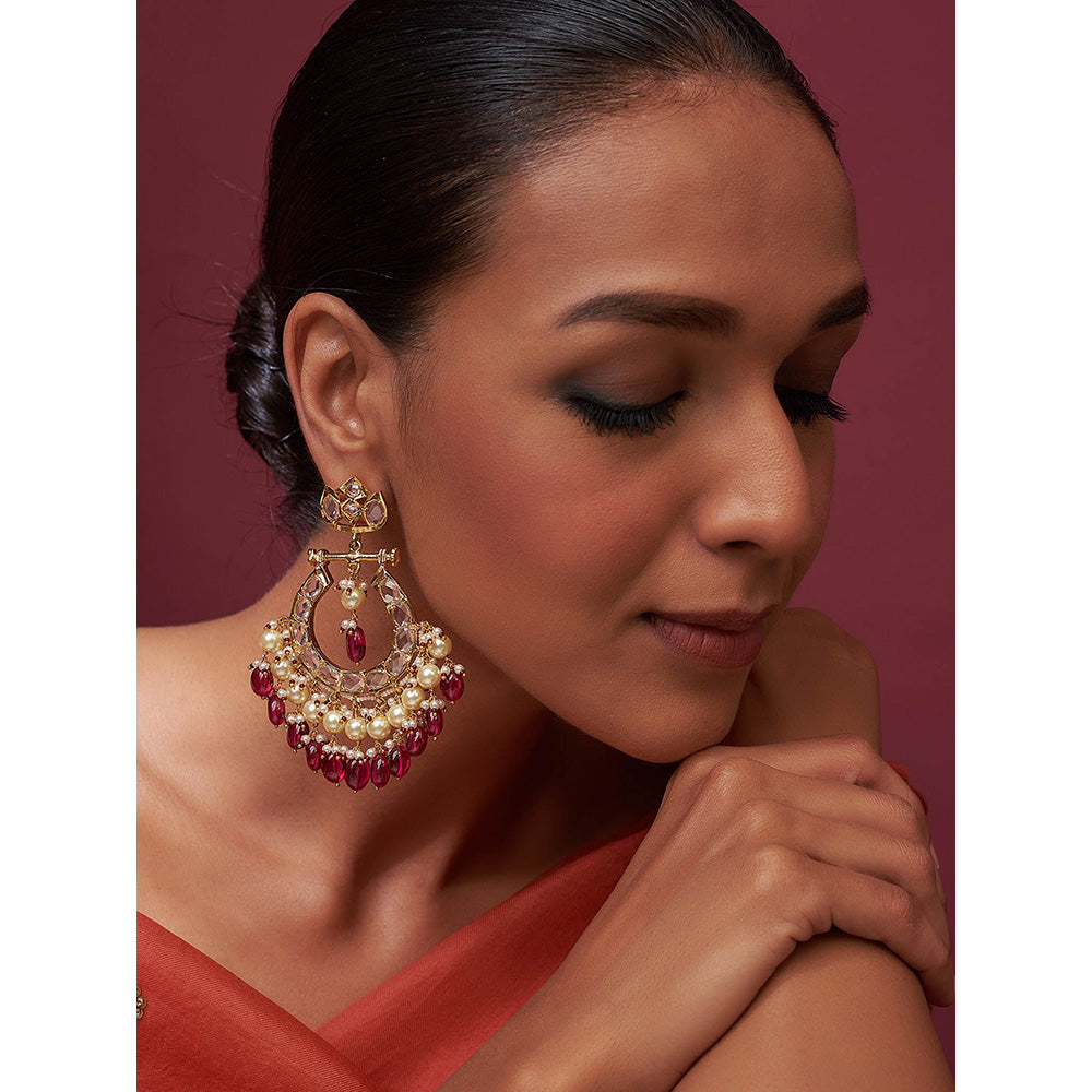 KIARA Iram Earrings 22KT Gold Plated
