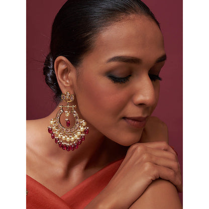 KIARA Iram Earrings 22KT Gold Plated