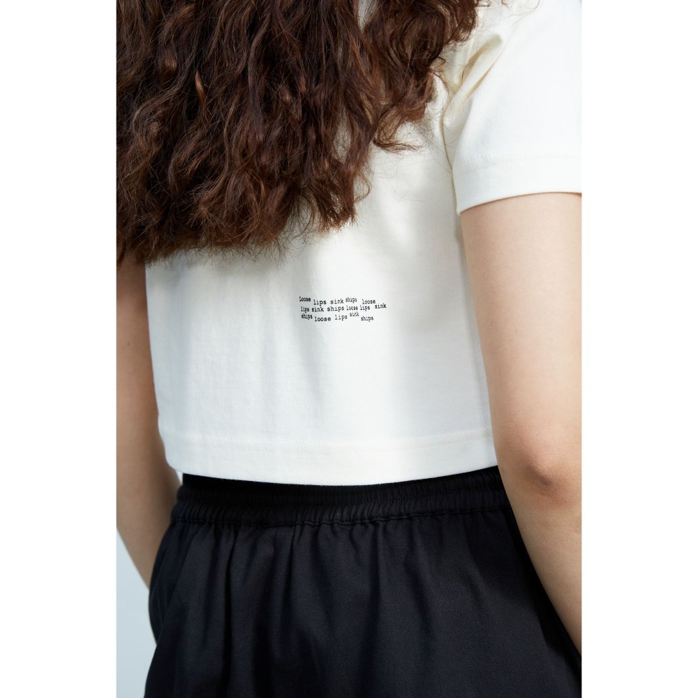 Kilogram Love Frequency Cropped T-Shirt