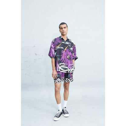 Kilogram Garden Of Chaos Shirt & Shorts-Multi-Color (Set of 2)