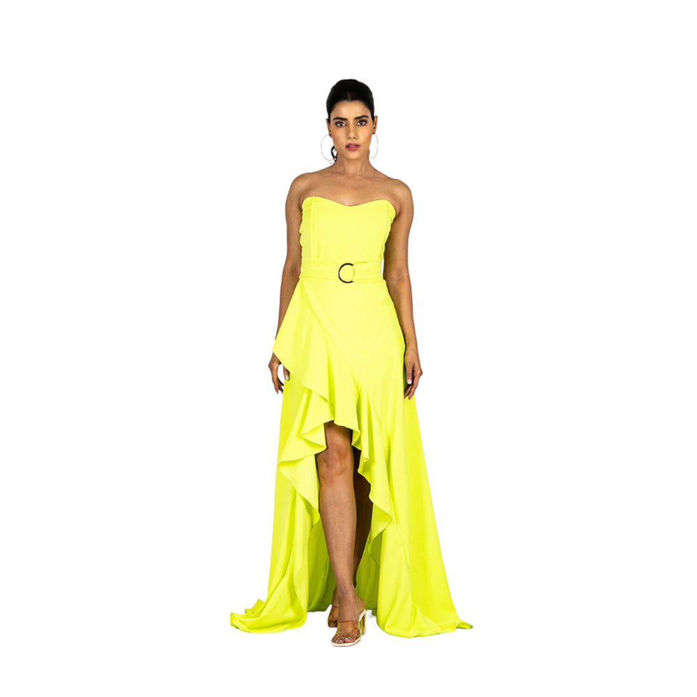 KIRAN GUPTA LABEL Jolie Dress with Belt (Set of 2)