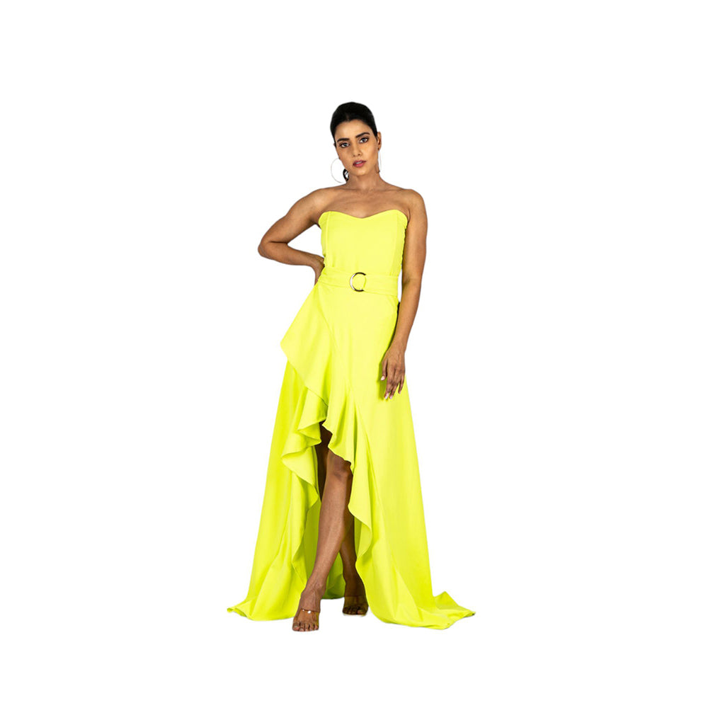 KIRAN GUPTA LABEL Jolie Dress with Belt (Set of 2)