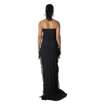 KIRAN GUPTA LABEL Azure Dress with Belt (Set of 2)