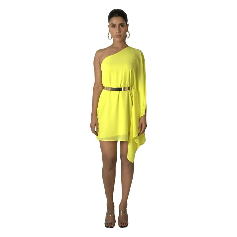 KIRAN GUPTA LABEL Capri Dress with Belt (Set of 2)