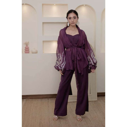 Kosha By Nilima Purple Co-Ord (Set of 2)