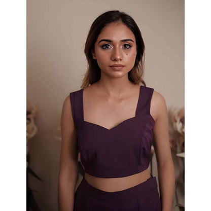 Kosha By Nilima Purple Co-Ord (Set of 2)