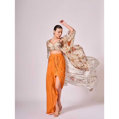 KOSWI Burnt Orange Skirt