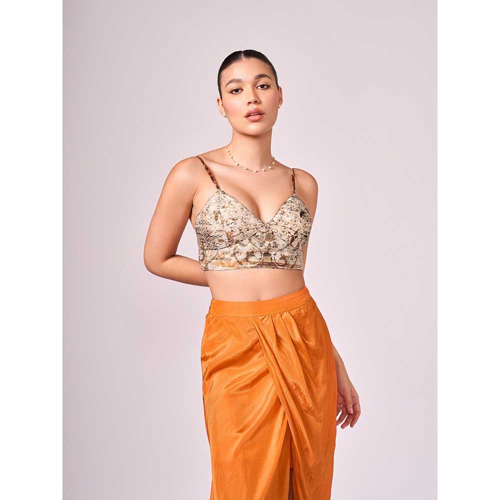 KOSWI Burnt Orange Skirt