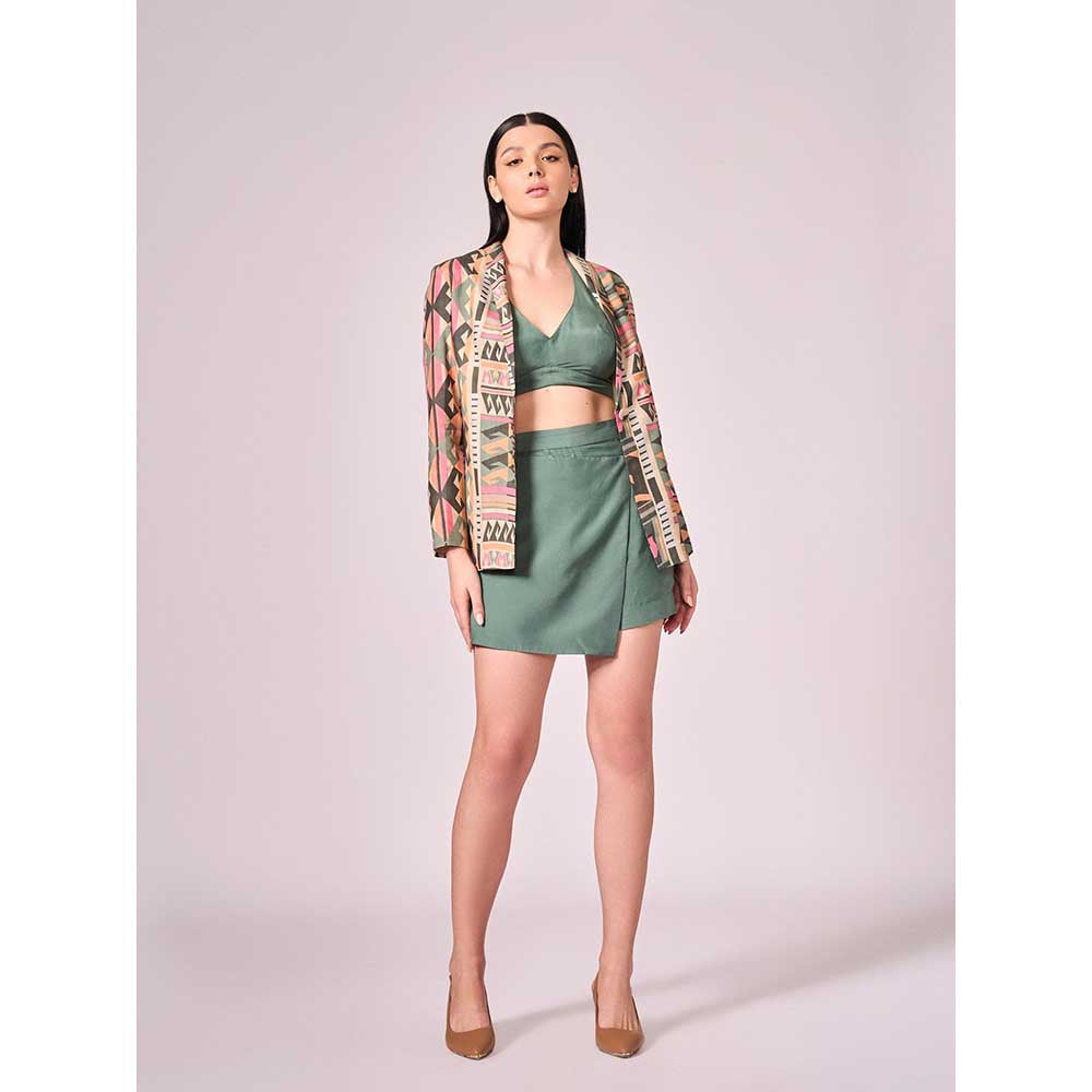 KOSWI Chalk Green Skorts