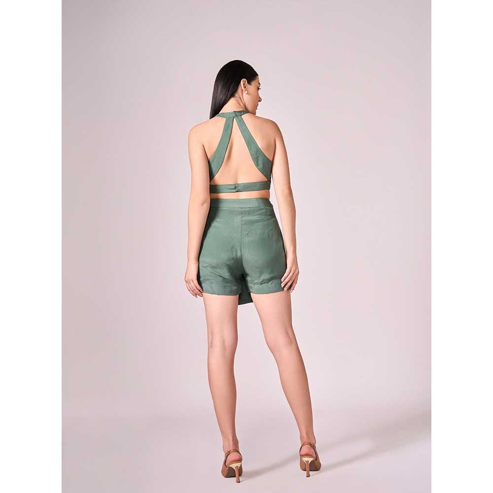 KOSWI Chalk Green Skorts