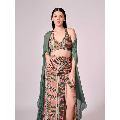 KOSWI Chalk Green Cape