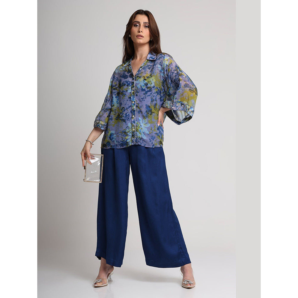 KOSWI Future Dusk Floral Print Shirt