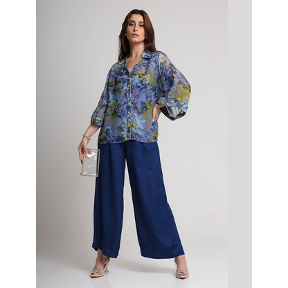 KOSWI Future Dusk Floral Print Shirt