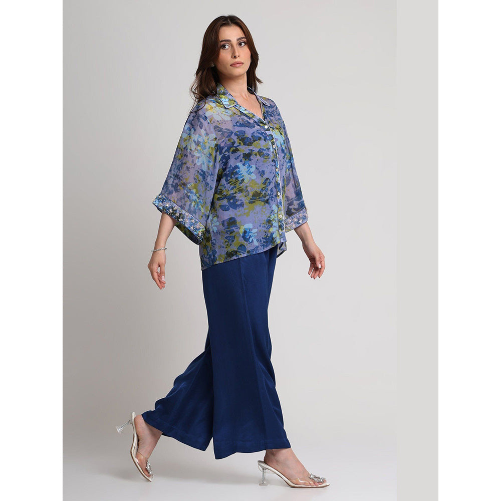 KOSWI Future Dusk Floral Print Shirt