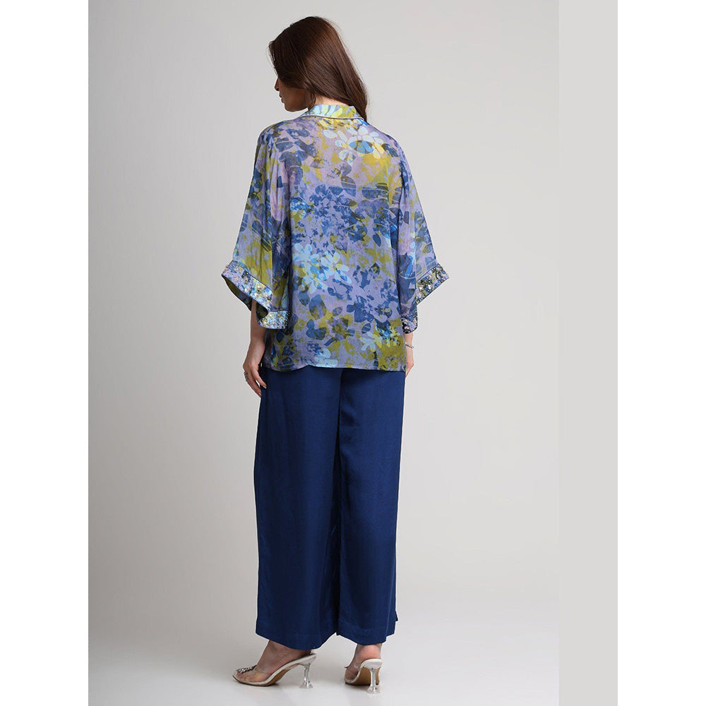 KOSWI Future Dusk Floral Print Shirt