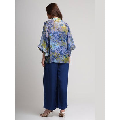 KOSWI Future Dusk Floral Print Shirt