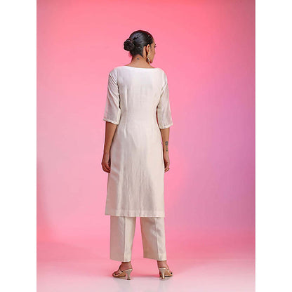 Kudi Pataka Designs Begam/Iv Kurta with Pant and Dupatta