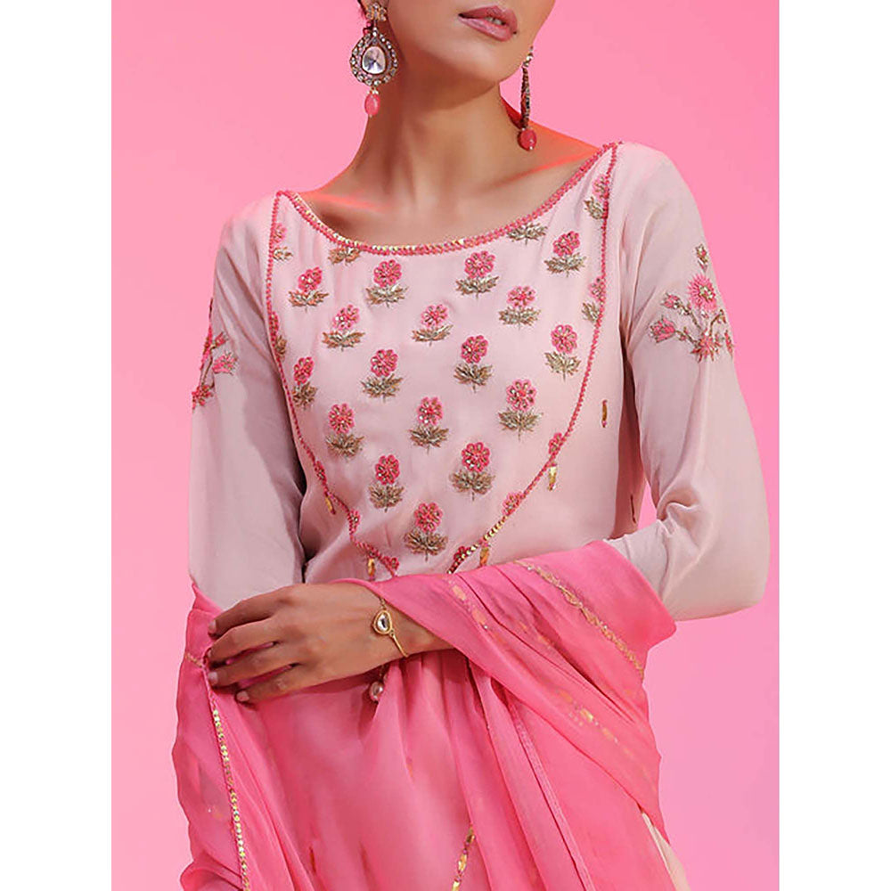 Kudi Pataka Designs Roohi/Sp Kurta with Sharara and Dupatta