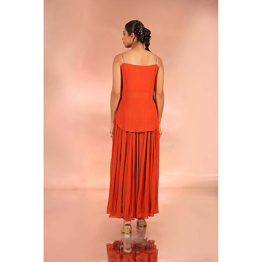 Kudi Pataka Designs Rumi Kurti with Palazzo and Dupatta