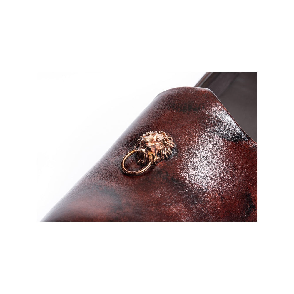 Kavith Sainaani Brown Patina Ornament Juttis