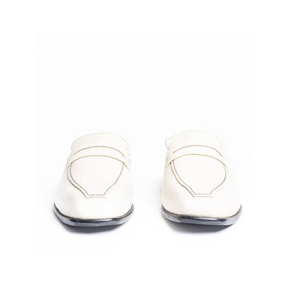 Kavith Sainaani Pearl Square Toe Mules