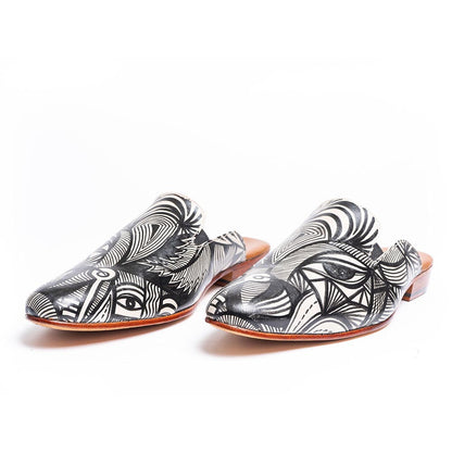 Kavith Sainaani Printed Eye Painted Mules