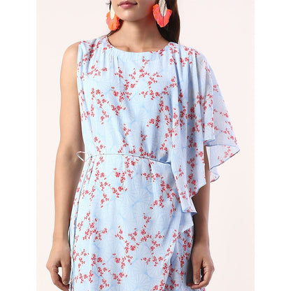 Label Nitika Sky Blue Long Midi Dress (Set of 2)