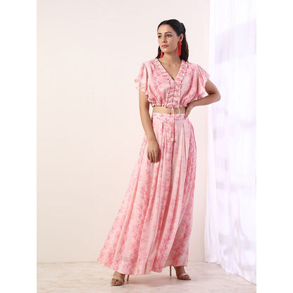 Label Nitika Baby Pink Co-Ord (Set of 2)