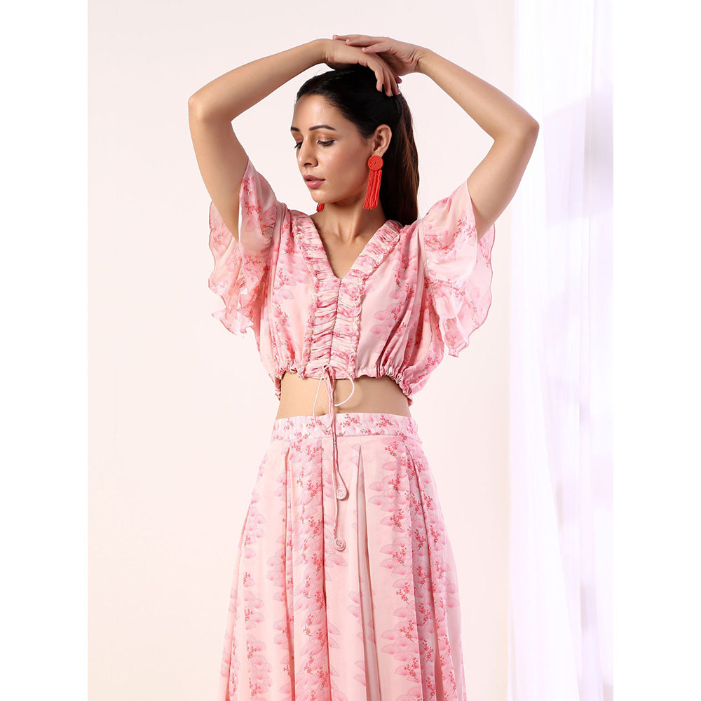 Label Nitika Baby Pink Co-Ord (Set of 2)