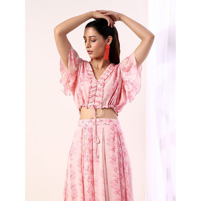 Label Nitika Baby Pink Co-Ord (Set of 2)