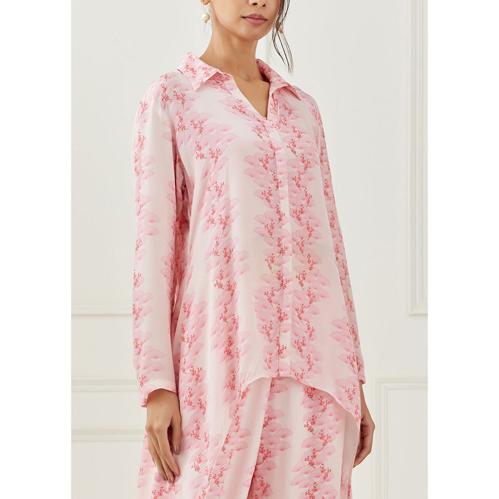 Label Nitika Baby Pink Co-Ord (Set of 2)