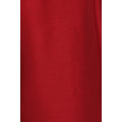 Label Earthen Women Maroon Embroidered Kurta with Pant & Dupatta (Set of 3)