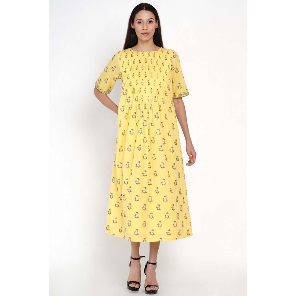 Label Earthen Zoobi Floral Midi Dress