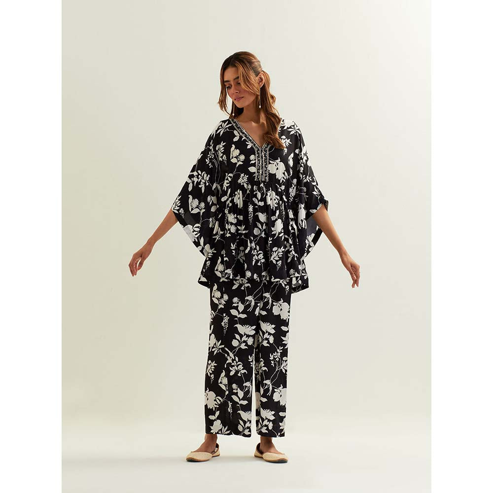 Label Earthen Black Bibha Co-Ord (Set of 2)